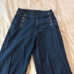 Boot Cut Trouser with Buttons